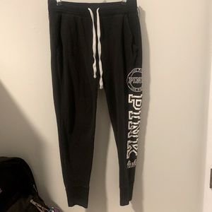 victoria’s secret// pink black pink logo sweats